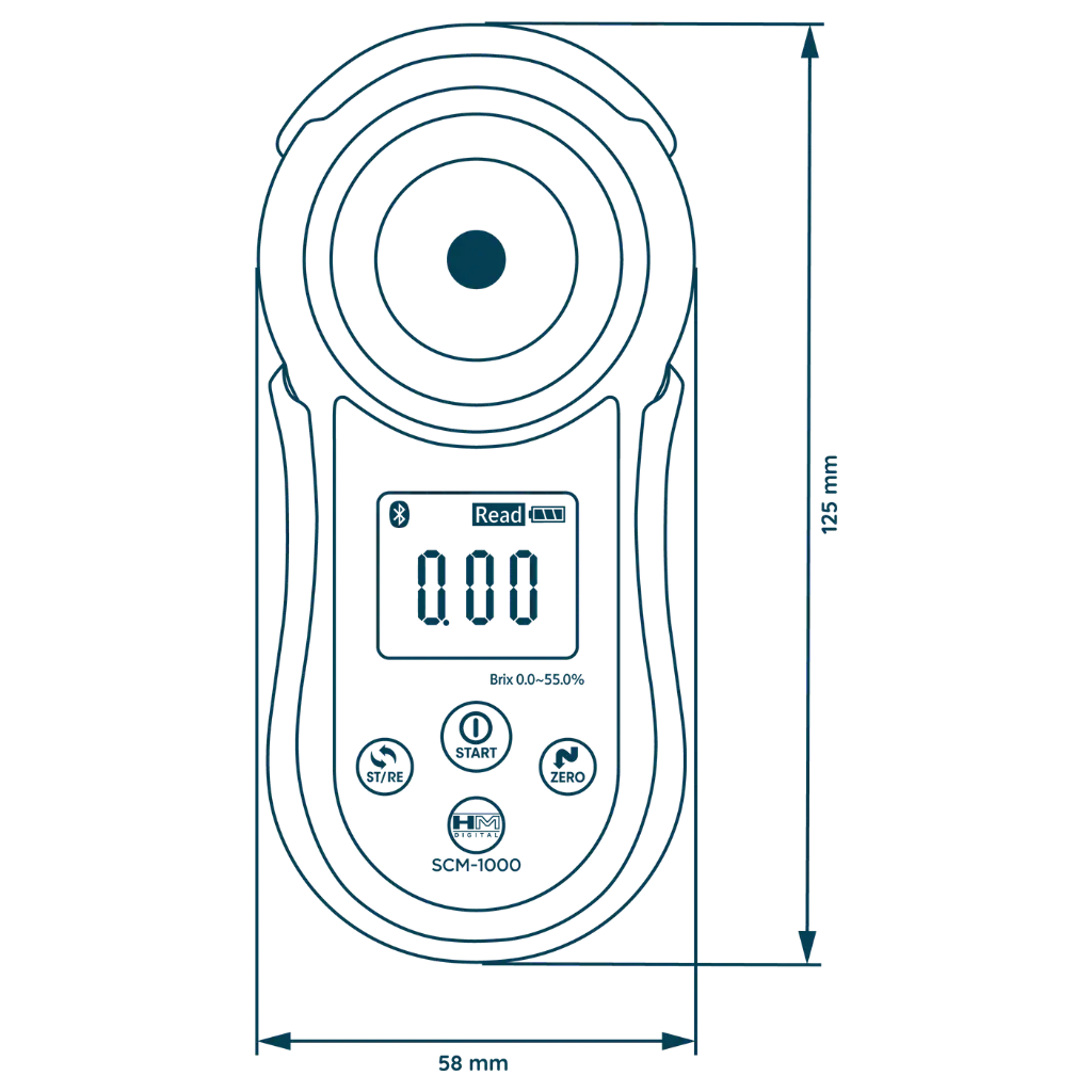 Uso del refractómetro BX55